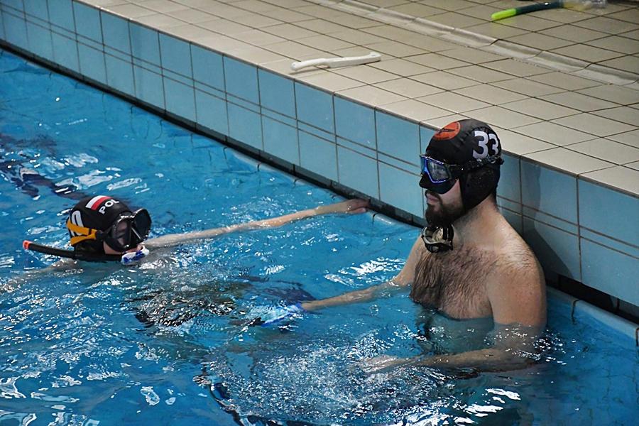 Hokej pod wodą Walenie Siemianowice Śląskie Finał WOŚP w Rudzie Śląskiej 25 I 2026